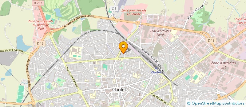 localisation de l'entreprise MONSIEUR FREDERIC HARDOUIN à ANGERS