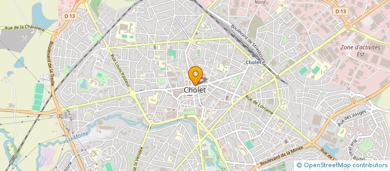 localisation de l'entreprise MONSIEUR FREDERIC HARDY à CHOLET