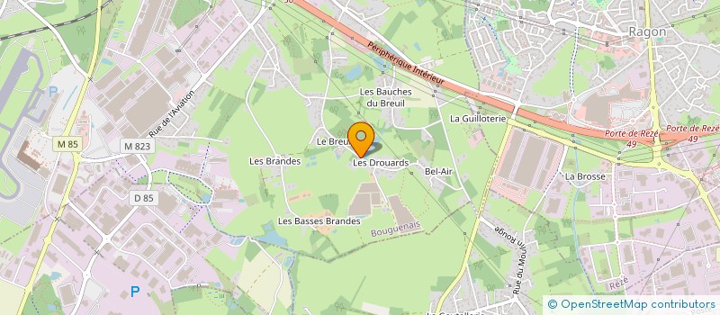 localisation de l'entreprise MONSIEUR FREDERIC HARIVEL  BOUGUENAIS