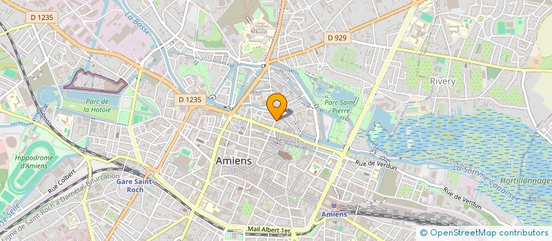 localisation de l'entreprise MONSIEUR FREDERIC HARTMANN  AMIENS