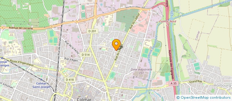 localisation de l'entreprise MONSIEUR FREDERIC HAUDY  COLMAR