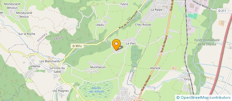 localisation de l'entreprise MONSIEUR FREDERIC HAUSERMANN  LA BIOLLE