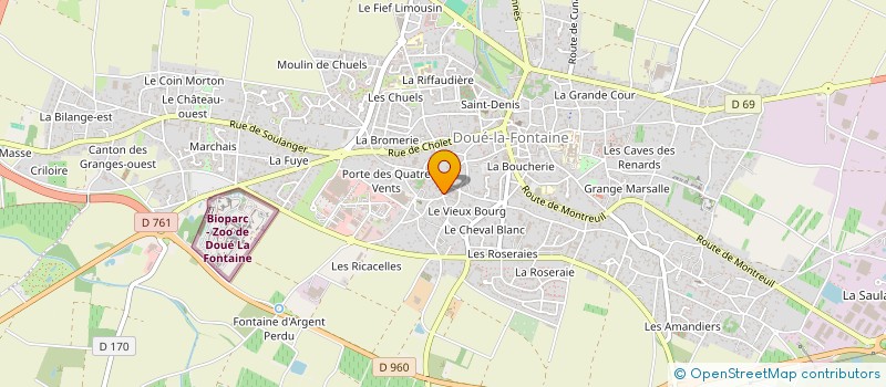 localisation de l'entreprise MONSIEUR FREDERIC HAUSS à DOUE-EN-ANJOU