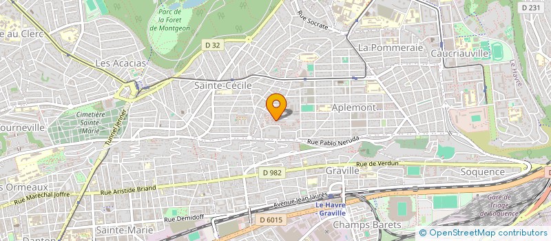 localisation de l'entreprise MONSIEUR FREDERIC HAUTOT à LE HAVRE