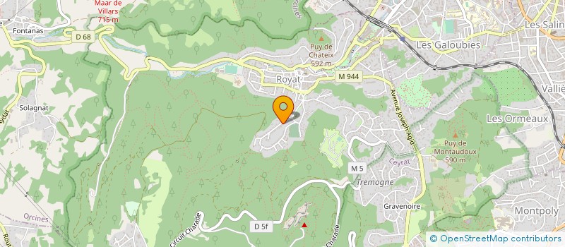 localisation de l'entreprise MONSIEUR FREDERIC HAVET  ROYAT