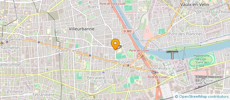 localisation de l'entreprise MONSIEUR FREDERIC HAZOUT à VILLEURBANNE