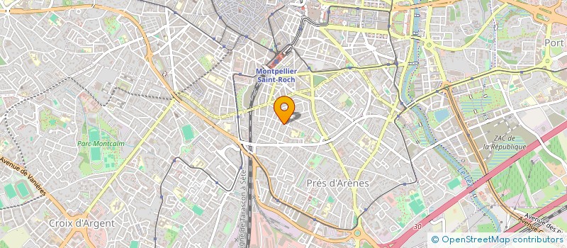 localisation de l'entreprise MONSIEUR FREDERIC HEBRAUD à MONTPELLIER