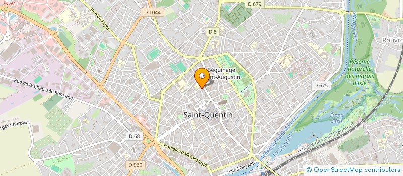 localisation de l'entreprise MONSIEUR FREDERIC HEBUTERNE à SAINT-QUENTIN