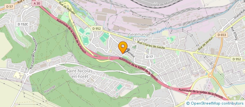 localisation de l'entreprise MONSIEUR FREDERIC HEINTZ  SEREMANGE-ERZANGE