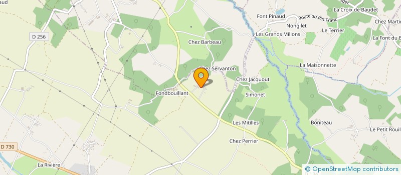 localisation de l'entreprise MONSIEUR FREDERIC HELIS  BRAN