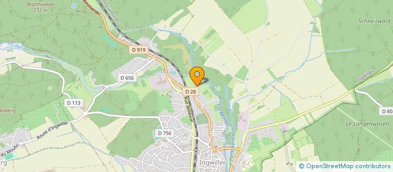 localisation de l'entreprise MONSIEUR FREDERIC HELMSTETTER  INGWILLER