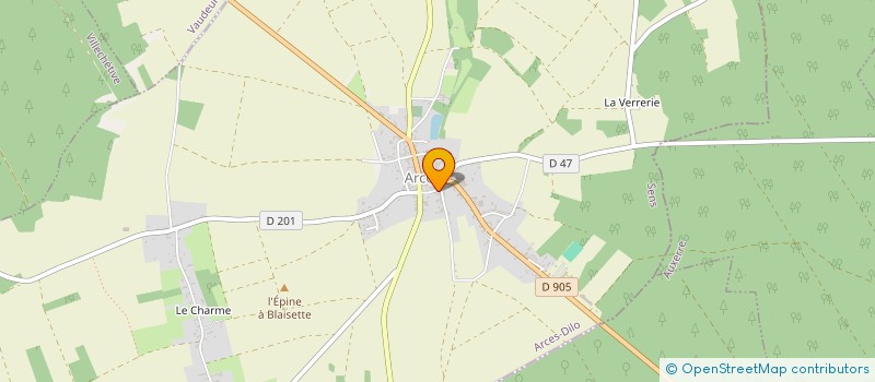 localisation de l'entreprise MONSIEUR FREDERIC HENNECENT  ARCES-DILO