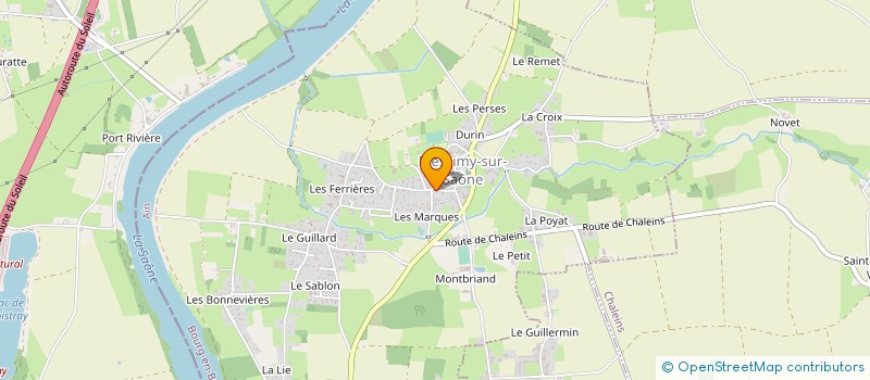 localisation de l'entreprise MONSIEUR FREDERIC HENNEQUIN à MESSIMY-SUR-SAONE
