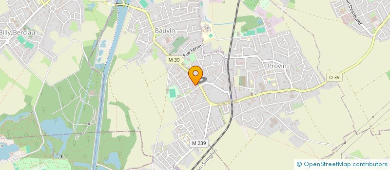 localisation de l'entreprise MONSIEUR FREDERIC HENNEUSE  BAUVIN