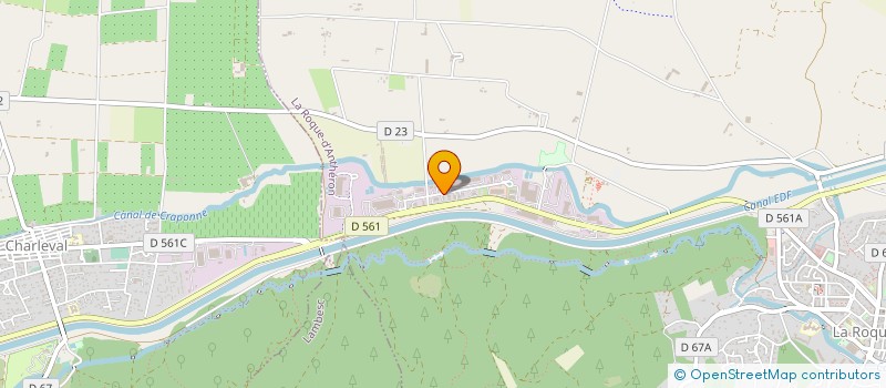 localisation de l'entreprise MONSIEUR FREDERIC HERAUD  LA ROQUE-D'ANTHERON