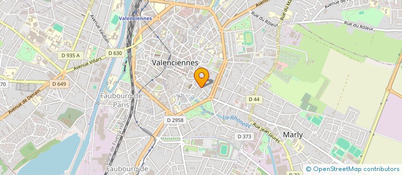 localisation de l'entreprise MONSIEUR FREDERIC HERBAUT à VALENCIENNES
