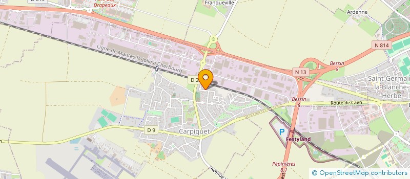 localisation de l'entreprise MONSIEUR FREDERIC HERBERT  CARPIQUET