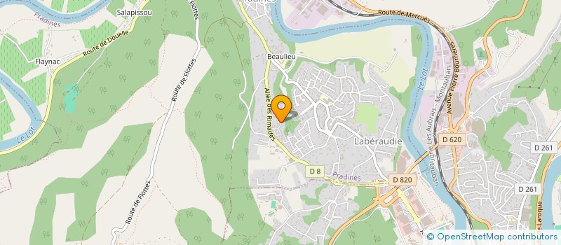 localisation de l'entreprise MONSIEUR FREDERIC HERBIGNIAUX  PRADINES