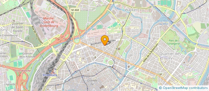 localisation de l'entreprise MONSIEUR FREDERIC HERBIN à STRASBOURG