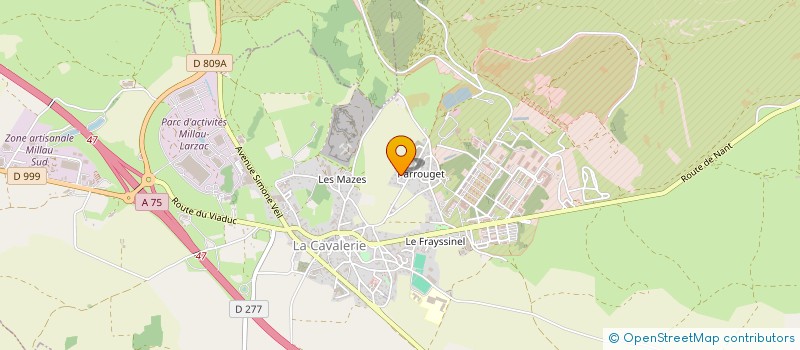 localisation de l'entreprise MONSIEUR FREDERIC HERICHER  LA CAVALERIE