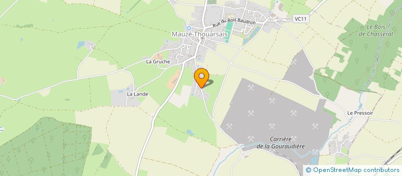 localisation de l'entreprise MONSIEUR FREDERIC HERISSET  THOUARS