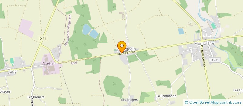 localisation de l'entreprise MONSIEUR FREDERIC HERNANDEZ à MONTACHER-VILLEGARDIN