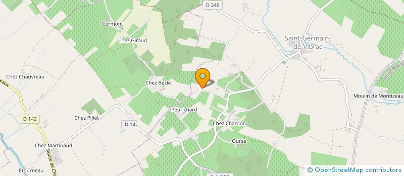 localisation de l'entreprise MONSIEUR FREDERIC HERON  SAINT-MARTIAL-DE-VITATERNE