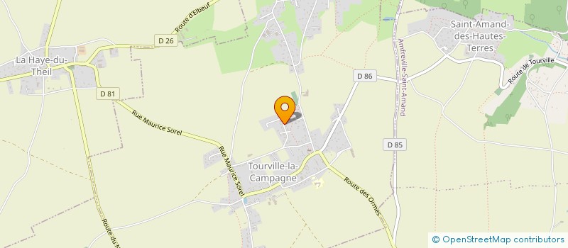 localisation de l'entreprise MONSIEUR FREDERIC HERRAULT  TOURVILLE-LA-CAMPAGNE