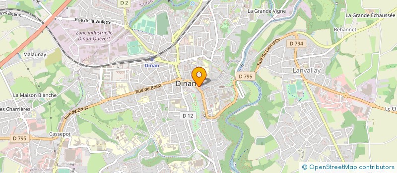 localisation de l'entreprise MONSIEUR FREDERIC HERVE à DINAN
