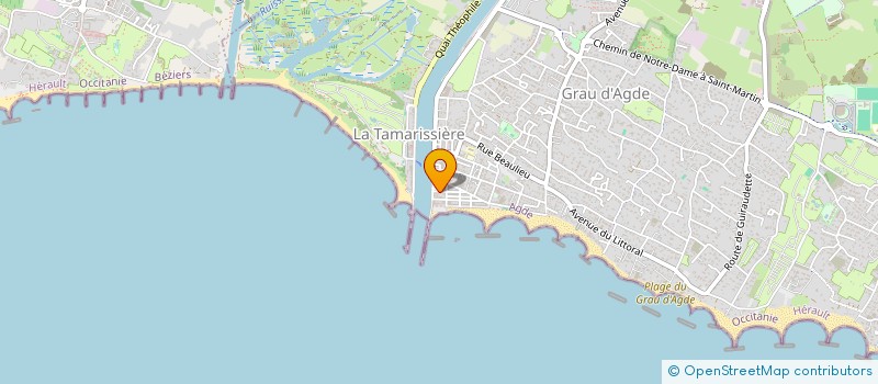 localisation de l'entreprise MONSIEUR FREDERIC-HERVE EMPAYTAZ  AGDE