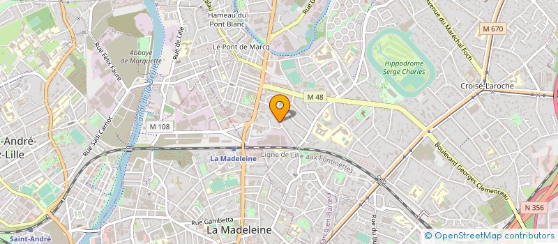 localisation de l'entreprise MONSIEUR FREDERIC HESPEL à MARCQ-EN-BARŒUL