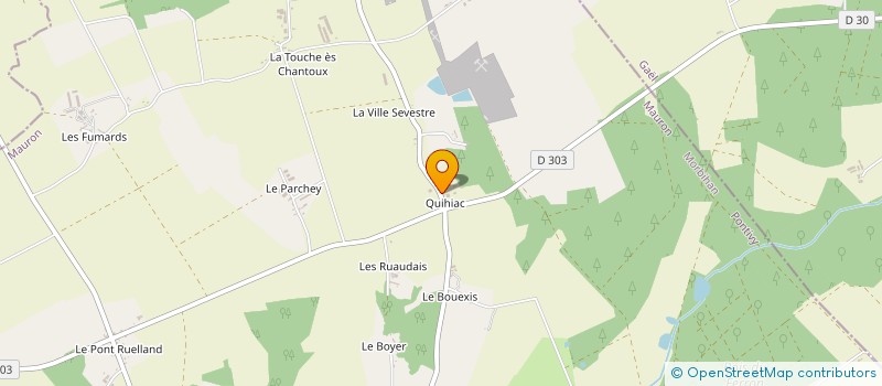 localisation de l'entreprise MONSIEUR FREDERIC HEUDES  MAURON