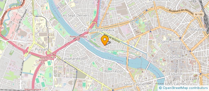 localisation de l'entreprise MONSIEUR FREDERIC HEULIN à TOULOUSE