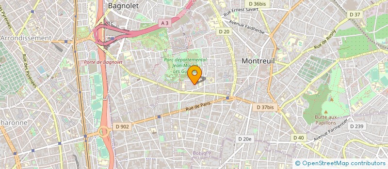 localisation de l'entreprise MONSIEUR FREDERIC HEURLIER à MONTREUIL
