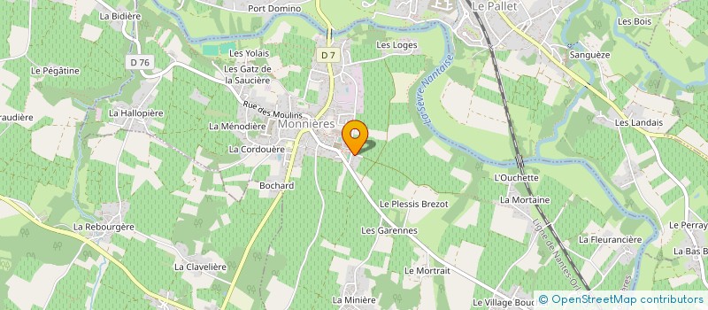 localisation de l'entreprise MONSIEUR FREDERIC HEURTEAU à MONNIERES
