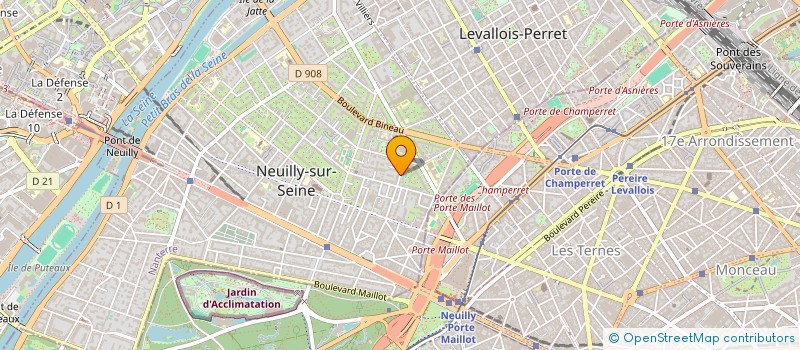 localisation de l'entreprise MONSIEUR FREDERIC HICETTE à NEUILLY-SUR-SEINE