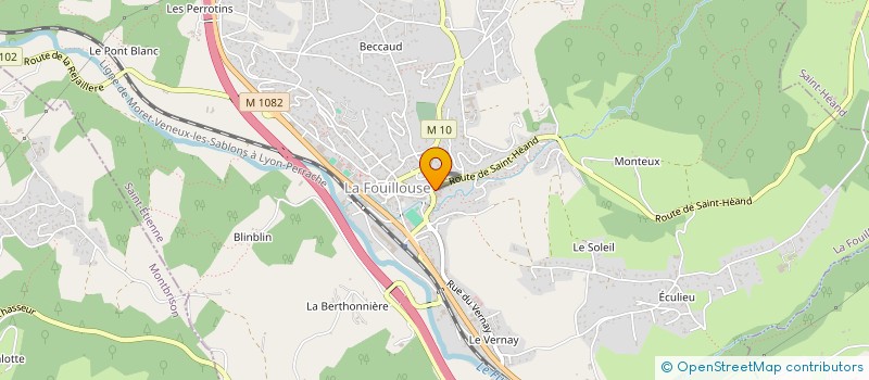 localisation de l'entreprise MONSIEUR FREDERIC HILT  LA FOUILLOUSE