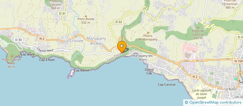 localisation de l'entreprise MONSIEUR FREDERIC HOARAU  PETITE ILE