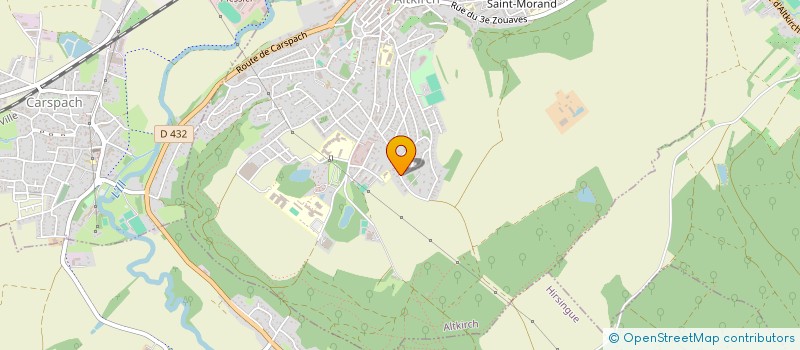 localisation de l'entreprise MONSIEUR FREDERIC HOARAU  ALTKIRCH