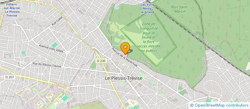 localisation de l'entreprise MONSIEUR FREDERIC HOLLARD  LE PLESSIS-TREVISE