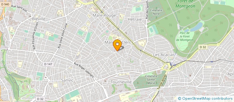 localisation de l'entreprise MONSIEUR FREDERIC HOUBERT  LE HAVRE