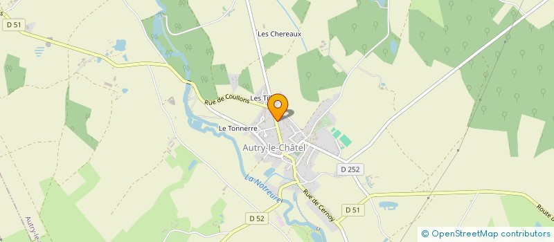 localisation de l'entreprise MONSIEUR FREDERIC HOUDRAY à AUTRY-LE-CHATEL