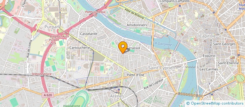 localisation de l'entreprise MONSIEUR FREDERIC HOURMILOUGUE à TOULOUSE
