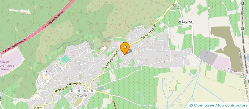 localisation de l'entreprise MONSIEUR FREDERIC HOURTANE  ROCHEFORT-DU-GARD