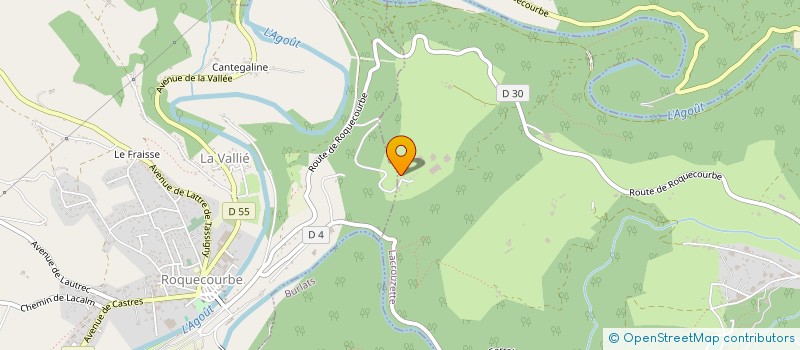 localisation de l'entreprise MONSIEUR FREDERIC HUART  LACROUZETTE