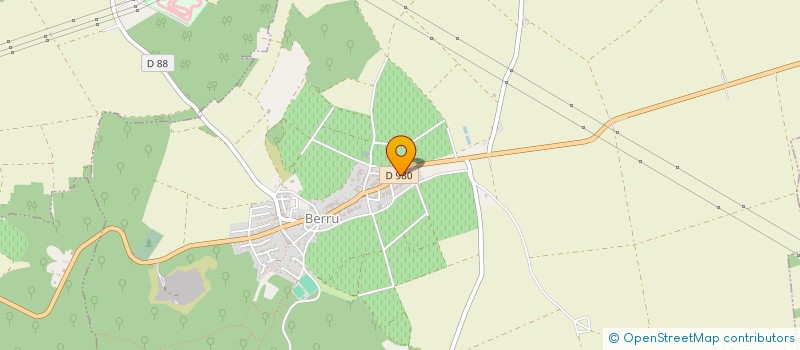 localisation de l'entreprise MONSIEUR FREDERIC HUBERT  BERRU