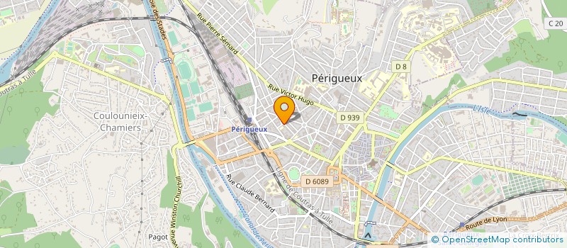 localisation de l'entreprise MONSIEUR FREDERIC HUET à PERIGUEUX