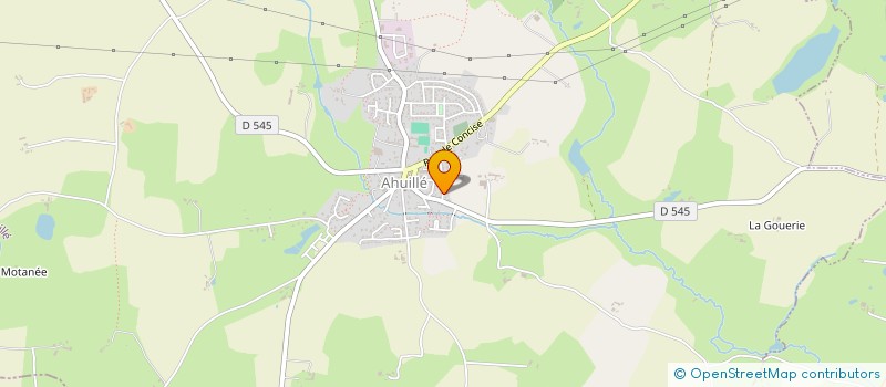 localisation de l'entreprise MONSIEUR FREDERIC HUET  AHUILLE