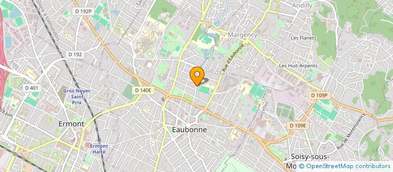 localisation de l'entreprise MONSIEUR FREDERIC HUET  EAUBONNE