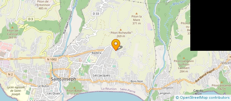 localisation de l'entreprise MONSIEUR FREDERIC HUET à SAINT-JOSEPH